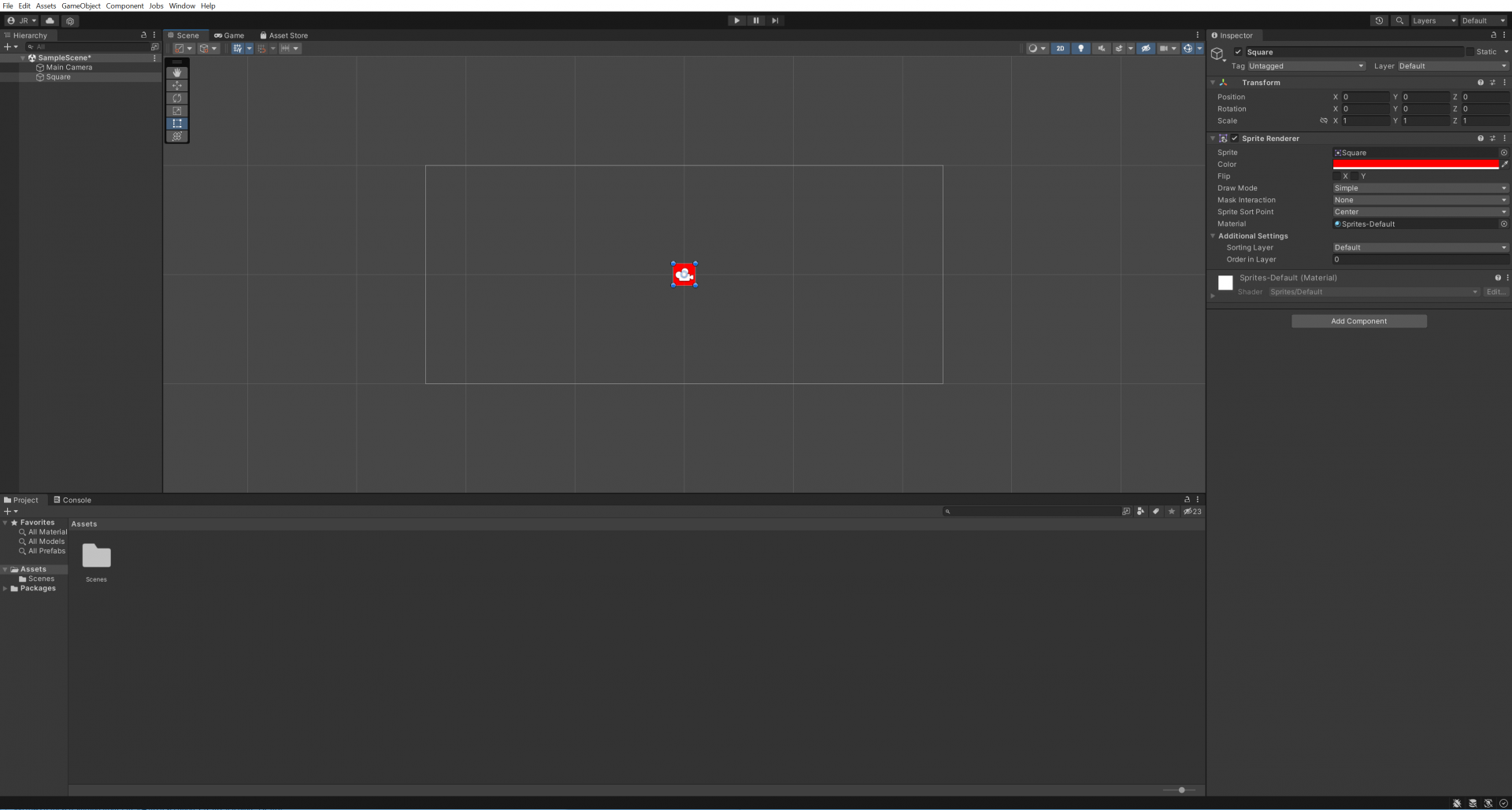 03 Unity 2D - Nuevo sprite