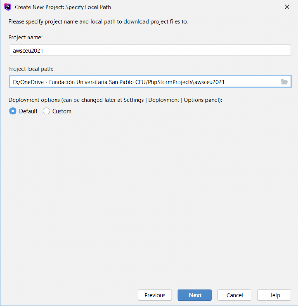 05 Specify Local Path