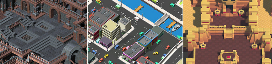 Escenas 2D ortográfico