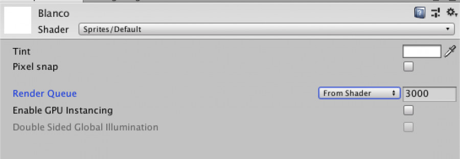 5. Material por defecto