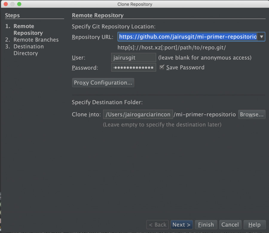Clonar repositorio en NetBeans