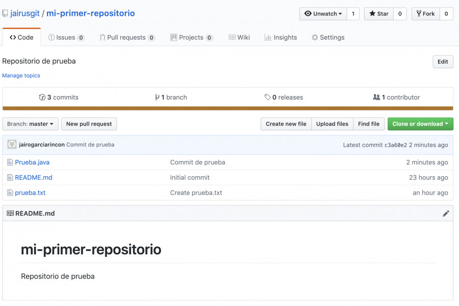 Repositorio modificado