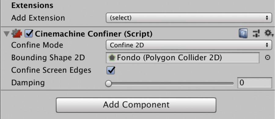 15. Cinemachine confiner