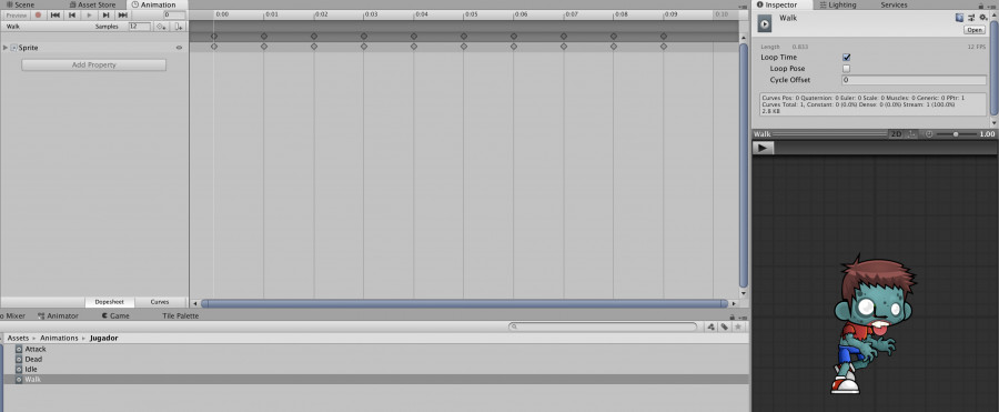 16. Animación de Andar
