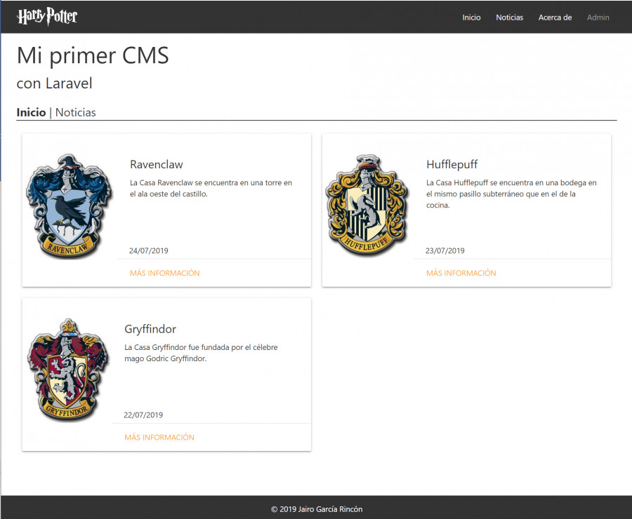 Laravel Noticias